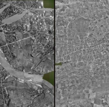 Warszawa 1935 i Warszawa po zniszczeniach wywołanych przez Niemców w 1939, 1944 i Rosjan