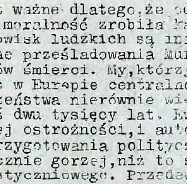 "My, którzy widzieliśmy eksterminację zupełną narodu żydowskiego w Europie Centralnej ..."  "Alarm", 26 czerwca 1944