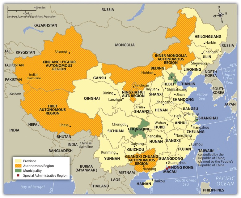 Autonomiczne regiony Chin