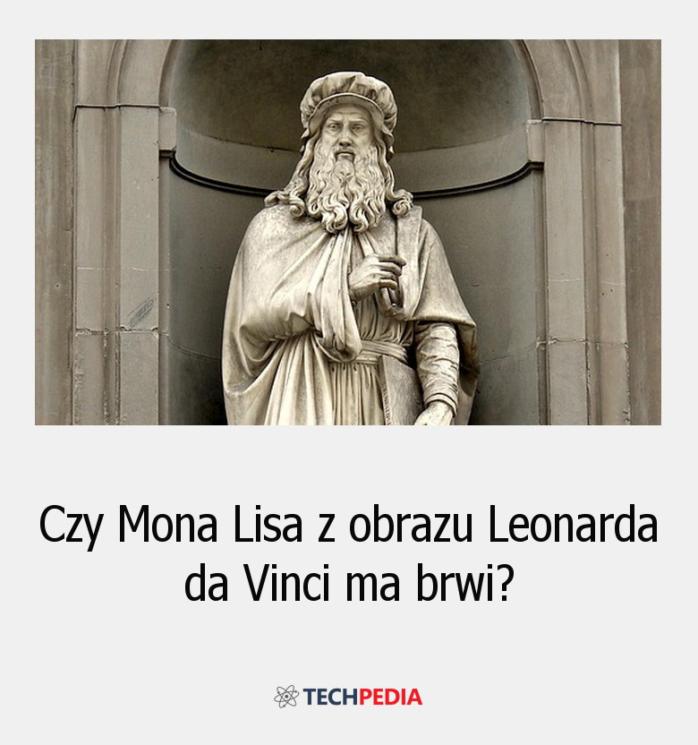 Czy Mona Lisa z obrazu Leonarda da Vinci ma brwi?