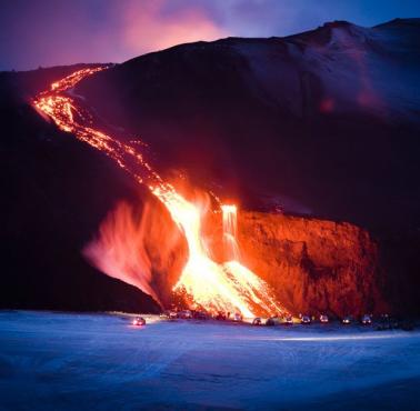 Islandzki wulkan Eyjafjallajkull