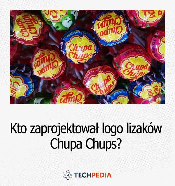 Kto zaprojektował logo lizaków Chupa Chups?