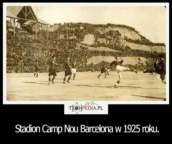 Stadion Camp Nou Barcelona w 1925 roku.