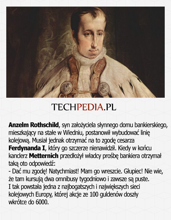 Anzelm Rothschild, syn założyciela słynnego domu bankierskiego, mieszkający na stałe w Wiedniu, postanowił ...