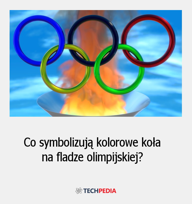 Co symbolizują kolorowe koła na fladze olimpijskiej?
