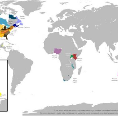 Angielskojęzyczne dialekty na całym świecie