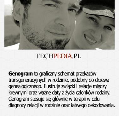 Genogram to graficzny schemat przekazów transgeneracyjnych w rodzinie, podobny do drzewa  genealogicznego.