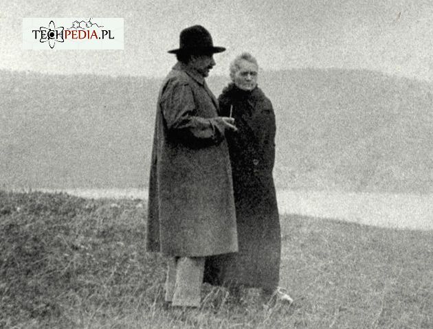 Maria Skłodowska-Curie i Albert Einstein