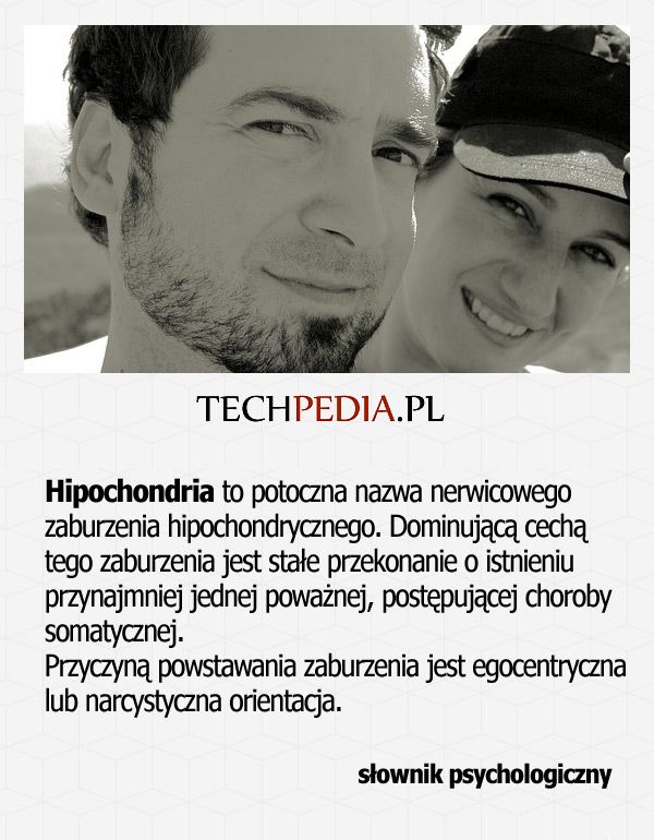 Hipochondria to potoczna nazwa nerwicowego  zaburzenia hipochondrycznego. Dominującą cechą  tego zaburzenia jest stałe ....