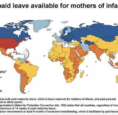 Polityka dotycząca urlopów macierzyńskich na całym świecie
