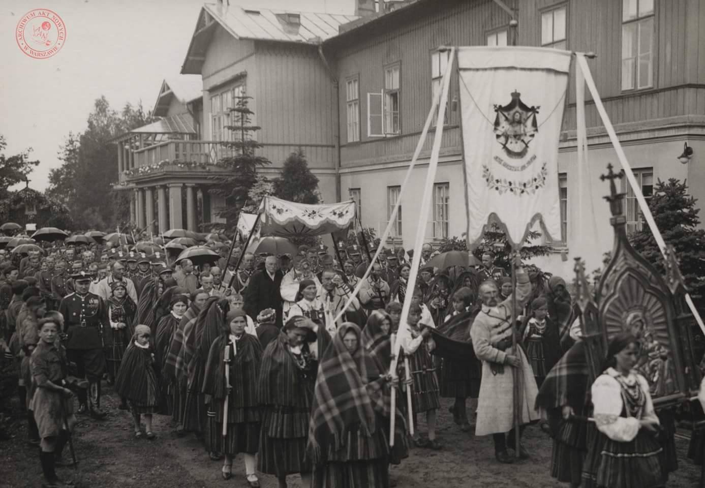 Procesja Bożego Ciała w Spale z udziałem Prezydenta Ignacego Mościckiego