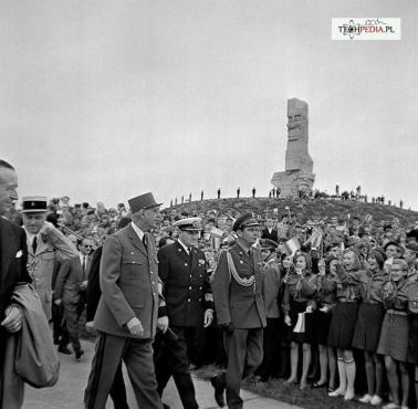 Charles de Gaulle na Westerplatte