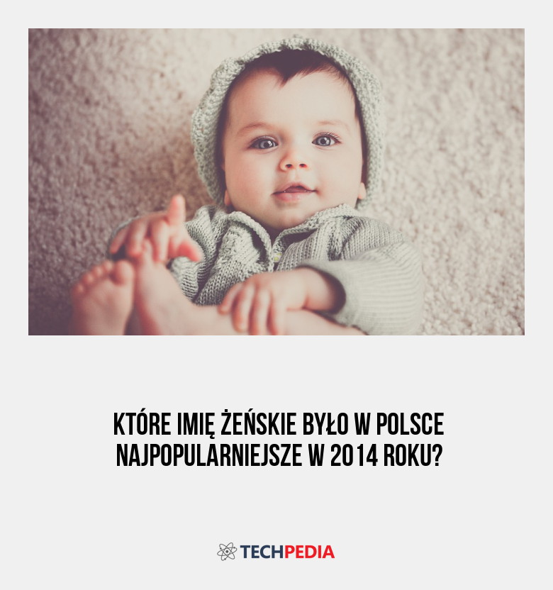 Które imię żeńskie było w Polsce najpopularniejsze w 2014 roku?