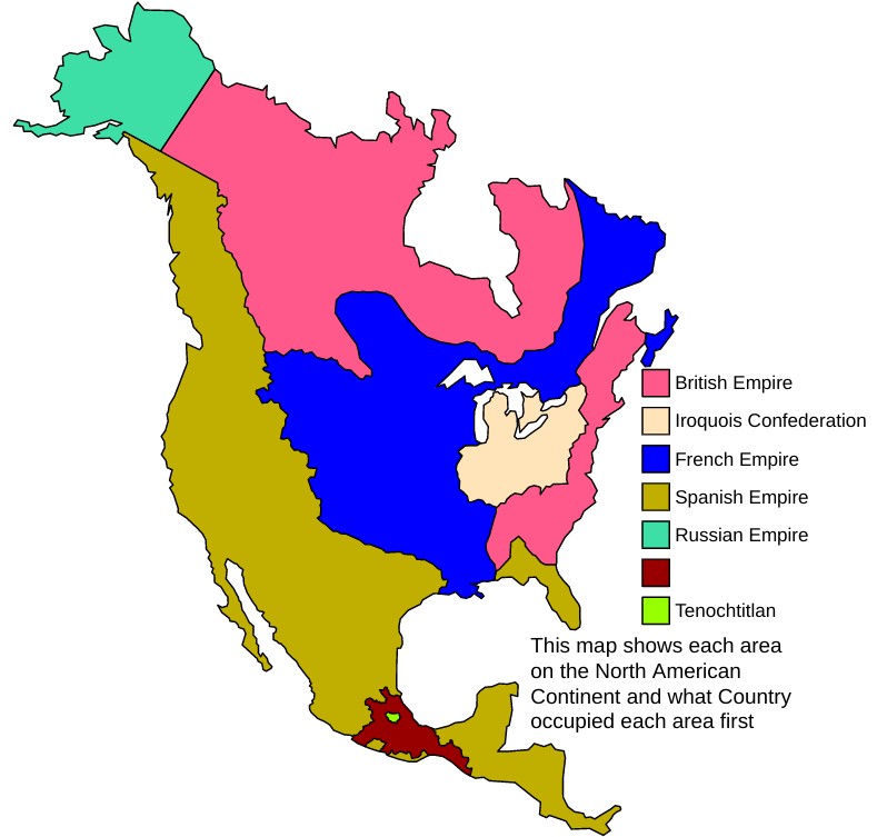 Imperia kolonialne w Ameryce Północnej