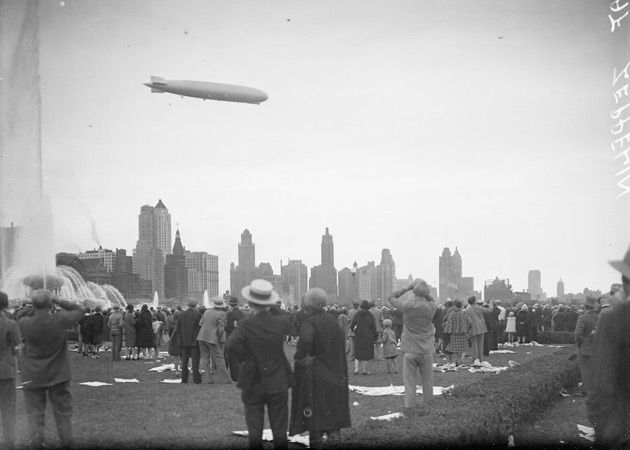 Graf Zeppelin nad Chicago