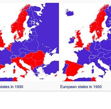 Monarchie w Europie od 1914 do 2015 roku