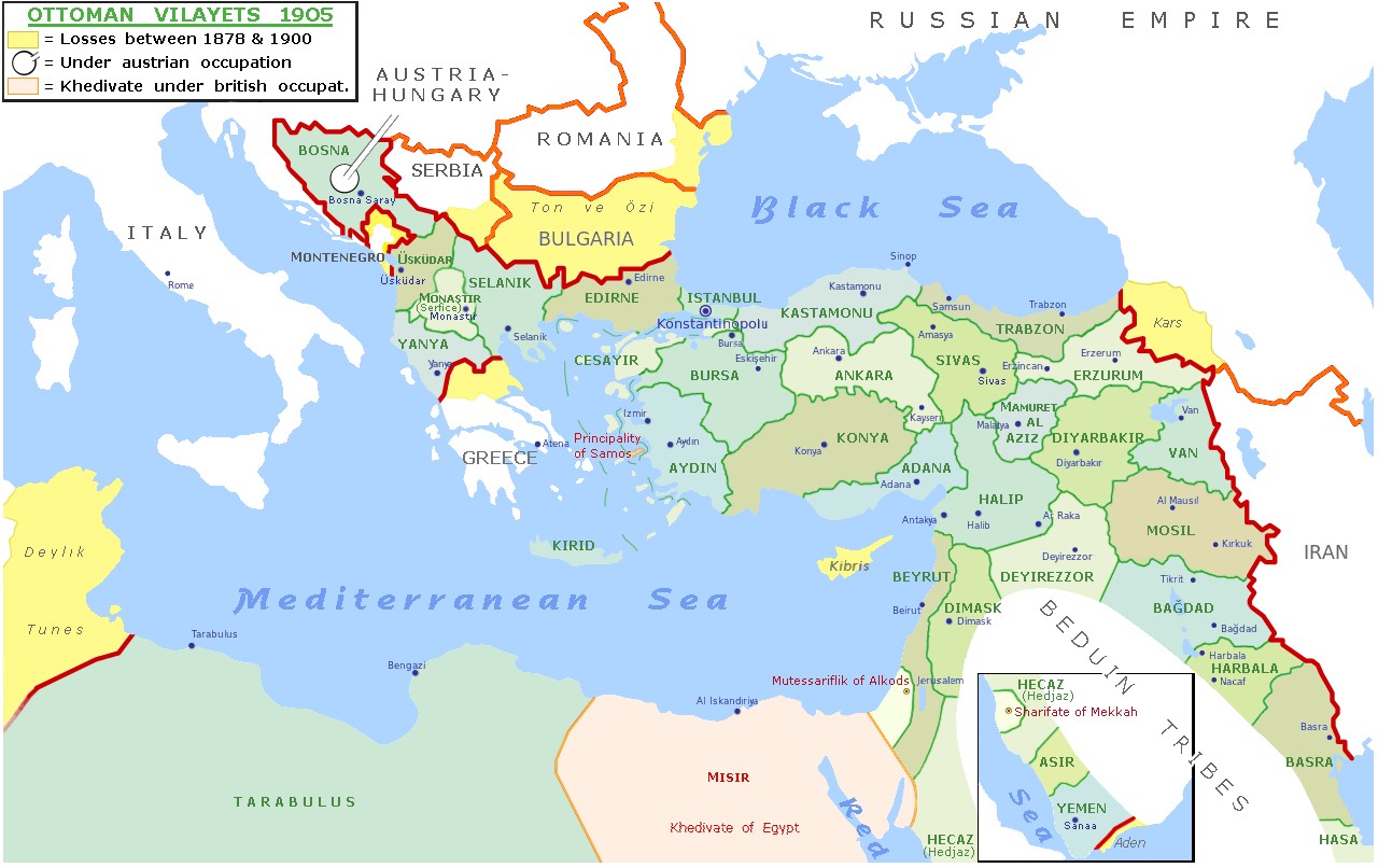 Imperium Osmańskie w 1905 roku