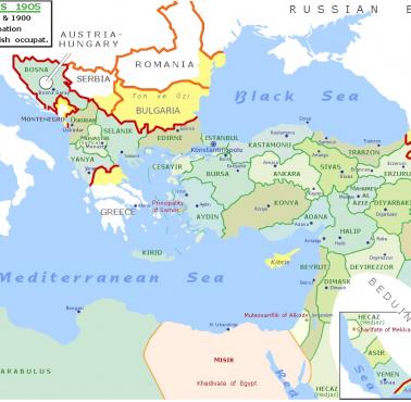 Imperium Osmańskie w 1905 roku