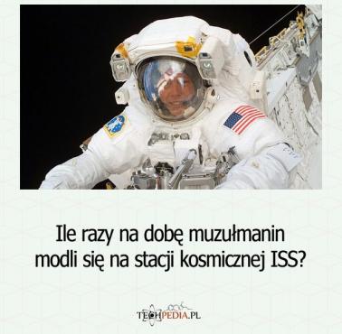 Ile razy na dobę muzułmanin modli się na stacji kosmicznej ISS?