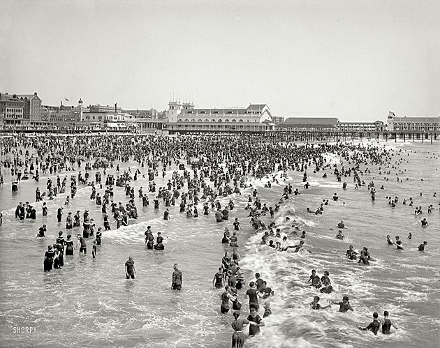 Plaża w Atlantic City (USA)