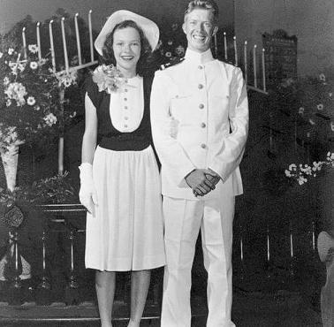 Przyszły prezydent USA Jimmy Carter z żoną Rosalynn (Smith) Carter
