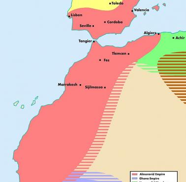 Maroko (dynastia berberyjska Almorawidów) ok. 1120