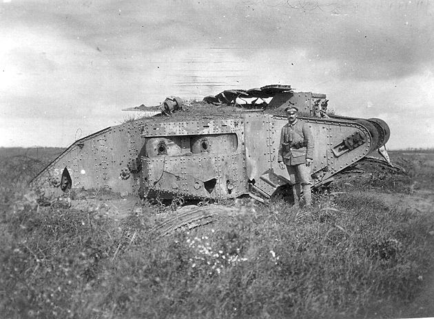 Brytyjski czołg MkII.