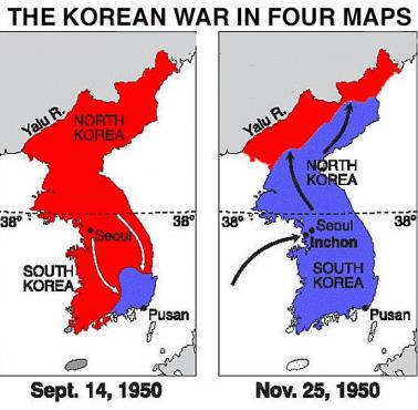 Fazy wojny koreańskiej 1950-1953
