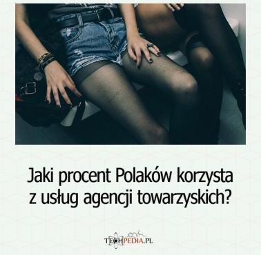 Jaki procent Polaków korzysta z usług agencji towarzyskich?