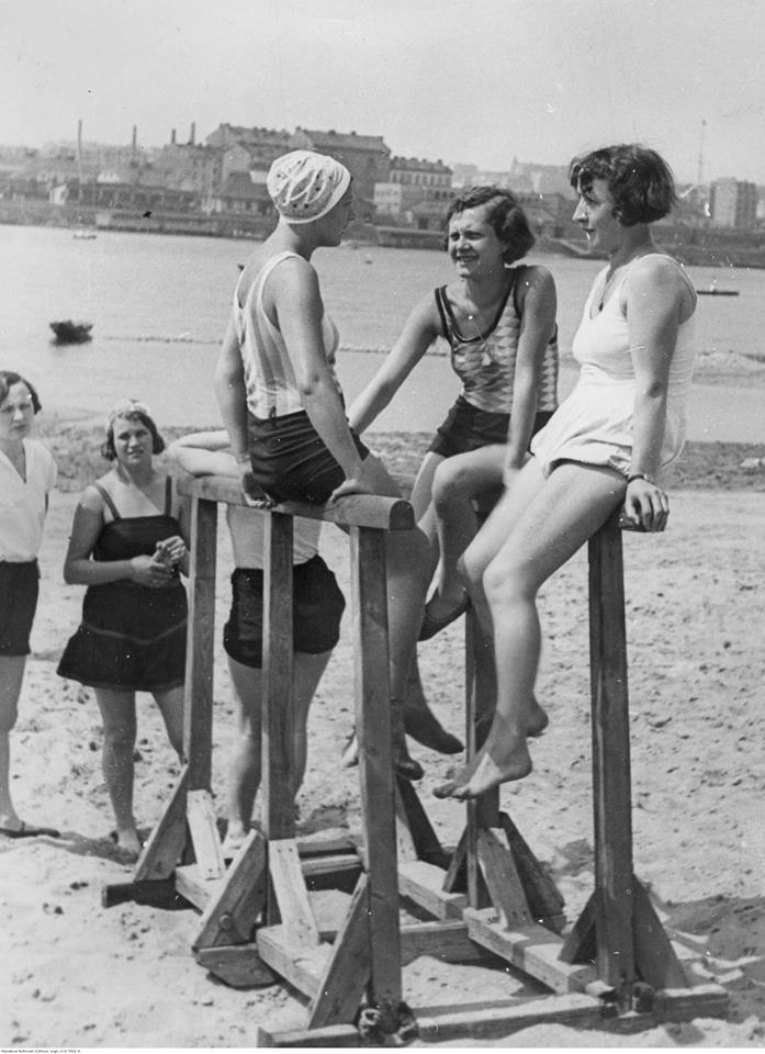 Plaża Poniatówka, W-wa, 1928