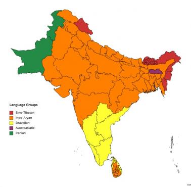 Rodziny językowe Azji Południowej