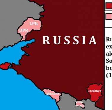 Rosyjska ekspansja terytorialna 1990-2020
