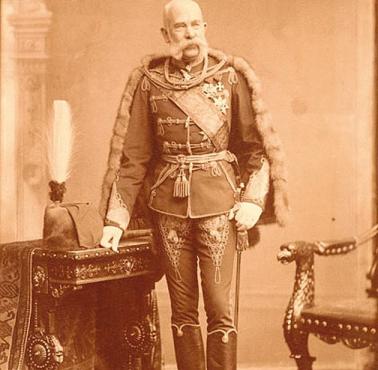 Cesarz Austrii i król Węgier (koronowany w 1867) - Franciszek Józef I.