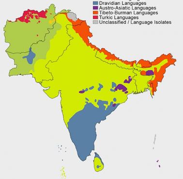 Rodziny językowe Azji Południowej