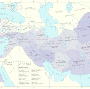 Rozpad imperium Aleksandra Wielkiego po jego śmierci, 323 rok p.n.e