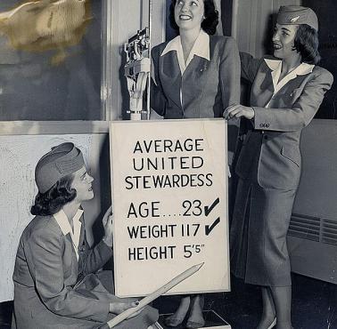 Piękne stewardessy United Airlines (USA)