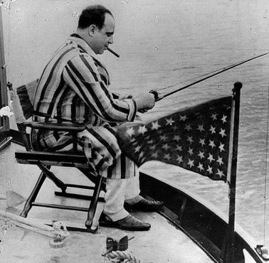 Mafiozo Al Capone na rybach (USA)