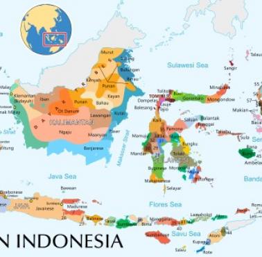 Mapa etniczna Indonezji