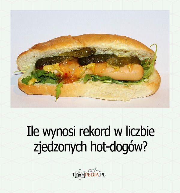Ile wynosi rekord w liczbie zjedzonych hot-dogów?