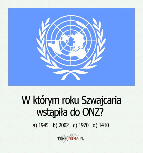 W którym roku Szwajcaria wstąpiła do ONZ?