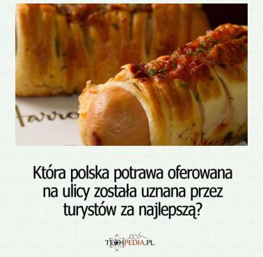 Która polska potrawa oferowana na ulicy została uznana przez turystów za najlepszą?