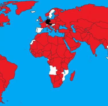 Kraje, które wypowiedziały wojnę Niemcom do kwietnia 1945 roku