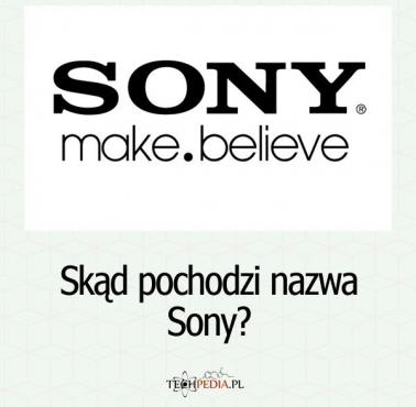 Skąd pochodzi nazwa Sony?