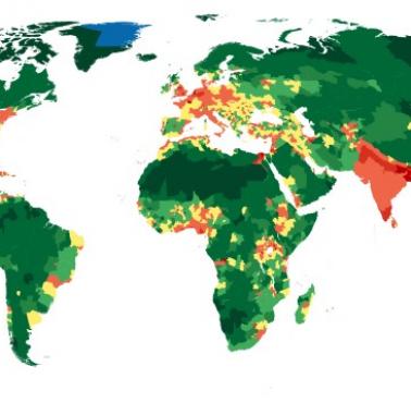 Gęstość zaludnienia świata