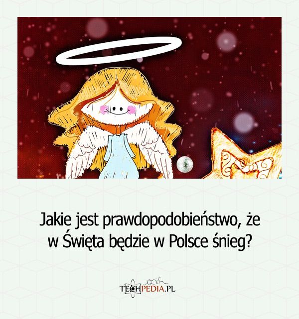 Jakie jest prawdopodobieństwo, że w Święta będzie w Polsce śnieg?