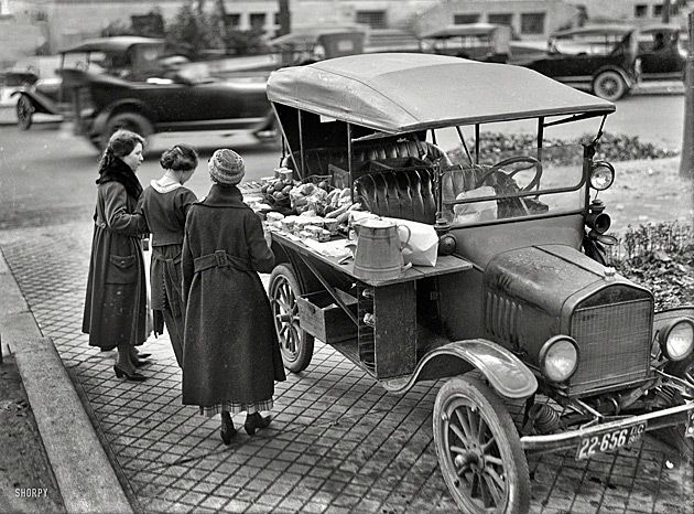 Ford T jako niewielki sklep spożyczywczy