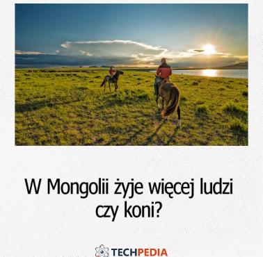 W Mongolii żyje więcej ludzi czy koni?