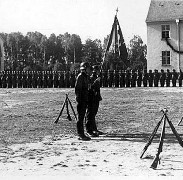 Ochotniczy Legion Norweski Waffen-SS podczas ćwiczeń.